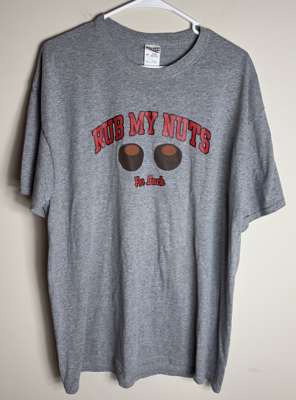 Jerzees XL Gray Cotton Polyester T-Shirt Crew Neck Short Sleeve